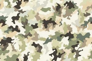 Camouflage Seamless Pattern. Ai generative photo