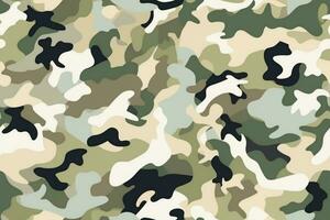 Camouflage Seamless Pattern. Ai generative photo