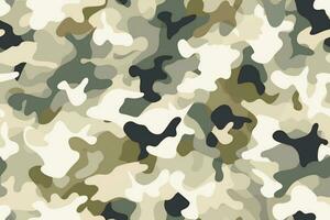 Camouflage Seamless Pattern. Ai generative photo