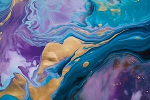 Trendy Watercolor Ink Texture. Ai generative photo