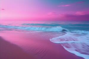 Beautiful Seascape Image. Ai generative photo