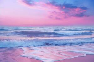 Beautiful Seascape Image. Ai generative photo