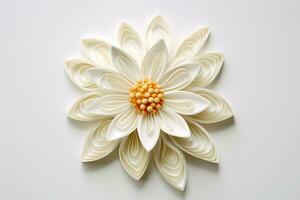 Quilling Flowers Art. Ai generative photo