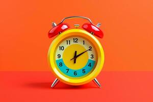 Alarm Clock. Ai generative photo