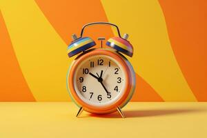 Alarm Clock. Ai generative photo