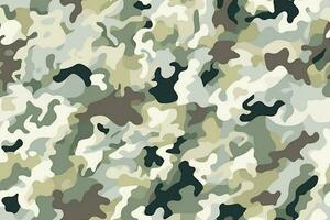 Camouflage Seamless Pattern. Ai generative photo