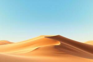 Sand Dunes Wallpaper. Ai generative photo