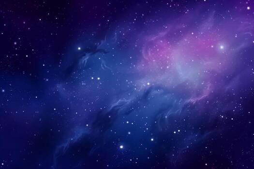 Galaxy Background. Ai generative photo