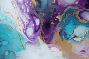 Trendy Watercolor Ink Texture. Ai generative photo