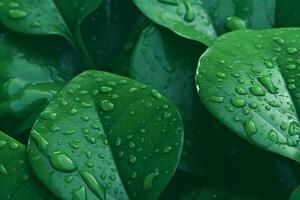 Green Leaves. Ai generative photo