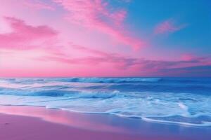 Beautiful Seascape Image. Ai generative photo