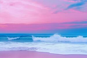 Beautiful Seascape Image. Ai generative photo