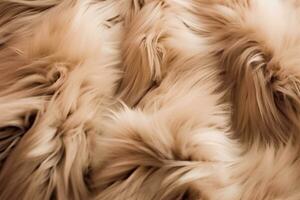 Soft Fur Texture. Ai generative photo