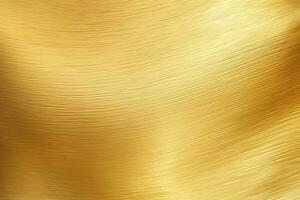 Brushed Gold Texture. Ai generative photo