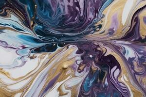 Trendy Watercolor Ink Texture. Ai generative photo