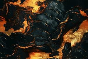 Seamless Lava Texture. Ai generative photo