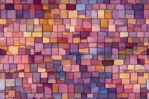 Modern Decorative Art Seamless Pattern. Ai generative photo