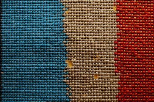 tela puntada textura. ai generativo foto