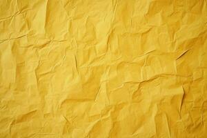 Yellow Paper Texture. Ai generative photo