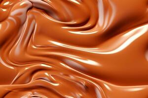 Chocolate Cream Seamless Pattern. Ai generative photo