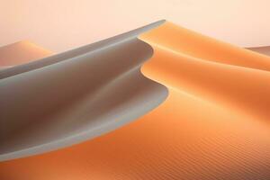 Sand Dunes Wallpaper. Ai generative photo