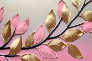Modern Luxurious Decorative Art. Ai generative photo