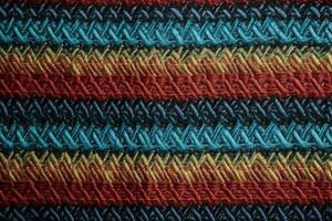 Fabric Stitch Texture. Ai generative photo