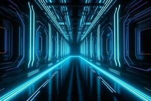 Futuristic Background. Ai generative photo