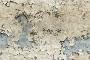 Seamless Cracked Wall Texture. Ai generative photo