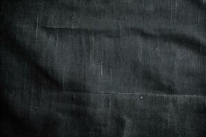 Black Canvas Texture. Ai generative photo