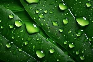 Green Leaves. Ai generative photo