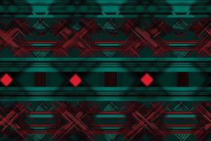 Tartan Seamless Pattern. Ai generative photo