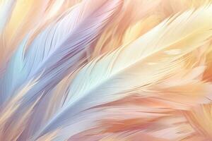 Soft Feathers Wallpaper. Ai generative photo