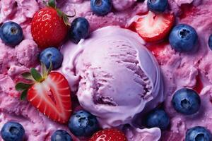 Photo Of Delicious Ice Cream. Ai generative