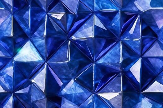 Seamless Crystal Texture. Ai generative photo