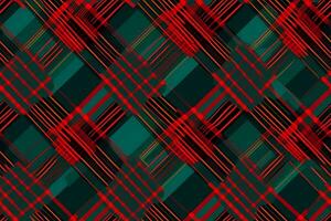 Tartan Seamless Pattern. Ai generative photo