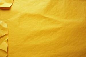 amarillo papel textura. ai generativo foto