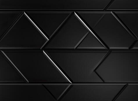 Seamless Metal Floor Plate With Diamond Pattern.Black metal background or black steel surface. SEAMLESS PATTERN. Created with technology. photo