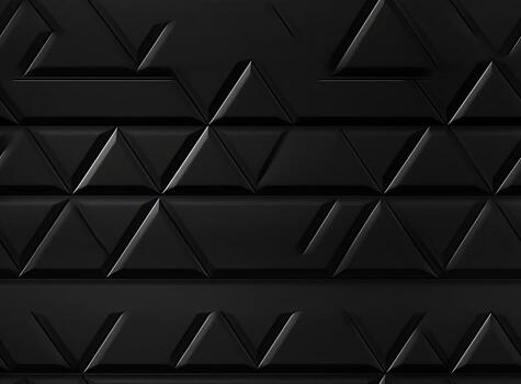 Seamless Metal Floor Plate With Diamond Pattern.Black metal background or black steel surface. SEAMLESS PATTERN. Created with technology. photo