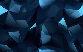 Modern black blue abstract background. Minimal. Color gradient. Dark. Web banner. Geometric shape. 3d effect. Lines stripes triangles. SEAMLESS PATTERN. Created with Generative AI technology. photo