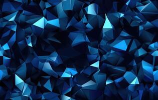 Modern black blue abstract background. Minimal. Color gradient. Dark. Web banner. Geometric shape. 3d effect. Lines stripes triangles. SEAMLESS PATTERN. Created with Generative AI technology. photo