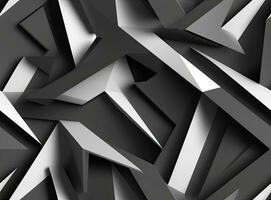 Abstract geometric background of the wall. SEAMLESS PATTERN. Created with Generative AI technology. photo
