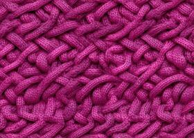 Seamless Knit Texture. Warm, soft, fluffy textile material. Elegant, stylish background for design, advertising. Empty space for inscriptions. SEAMLESS PATTERN. Created with Generative AI technology. photo
