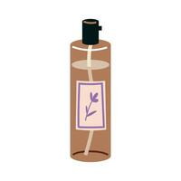 Room aroma sprey bottle, cartoon style. Trendy modern vector illustration