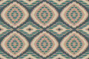 motivo ikat floral cachemir bordado antecedentes. ikat huellas dactilares geométrico étnico oriental modelo tradicional. ikat azteca estilo resumen diseño para impresión textura,tela,sari,sari,alfombra. vector