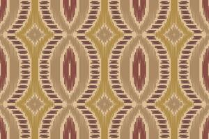 Ikat Seamless Pattern Embroidery Background. Ikat Texture Geometric Ethnic Oriental Pattern Traditional. Ikat Aztec Style Abstract Design for Print Texture,fabric,saree,sari,carpet. vector