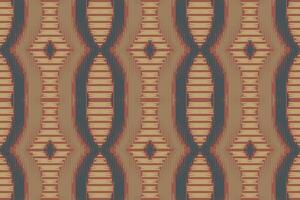 Ikat Fabric Paisley Embroidery Background. Ikat Flowers Geometric Ethnic Oriental Pattern Traditional. Ikat Aztec Style Abstract Design for Print Texture,fabric,saree,sari,carpet. vector