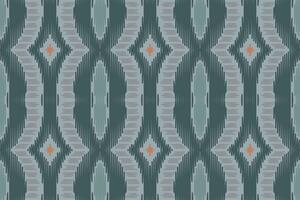 Motif Ikat Seamless Pattern Embroidery Background. Ikat Patterns Geometric Ethnic Oriental Pattern traditional.aztec Style Abstract Vector design for Texture,fabric,clothing,wrapping,sarong.