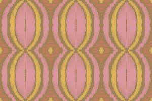 ikat floral cachemir bordado antecedentes. ikat antecedentes geométrico étnico oriental modelo tradicional. ikat azteca estilo resumen diseño para impresión textura,tela,sari,sari,alfombra. vector