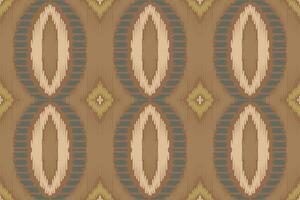 Ikat Floral Paisley Embroidery Background. Ikat Chevron Geometric Ethnic Oriental Pattern Traditional. Ikat Aztec Style Abstract Design for Print Texture,fabric,saree,sari,carpet. vector